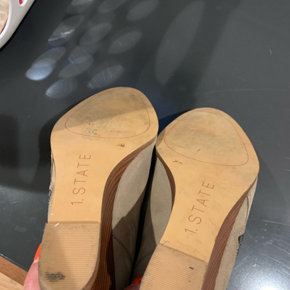Nordstrom 1 state taupe booties - Picture 4 of 5